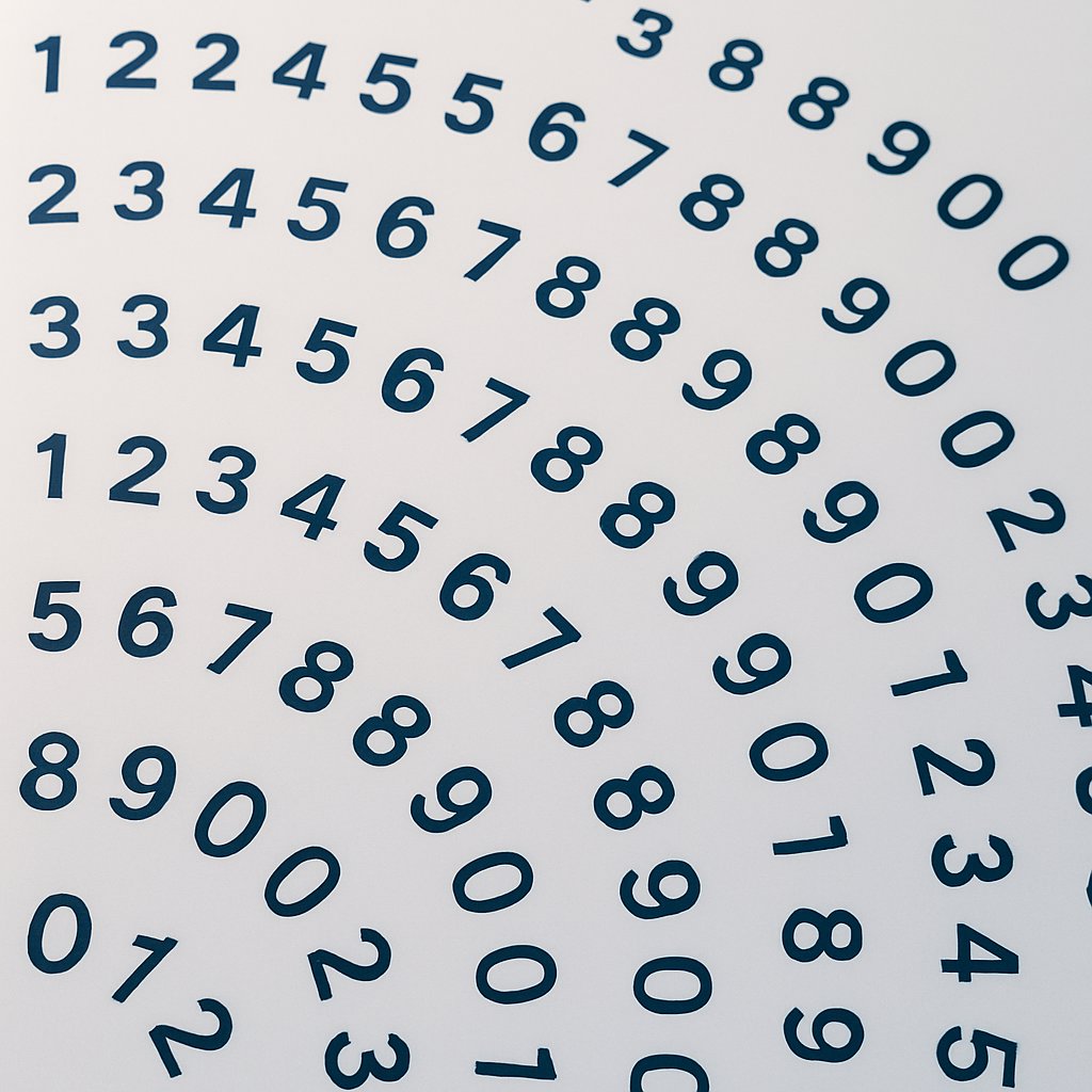 Screenshot of number pattern sequence logic game